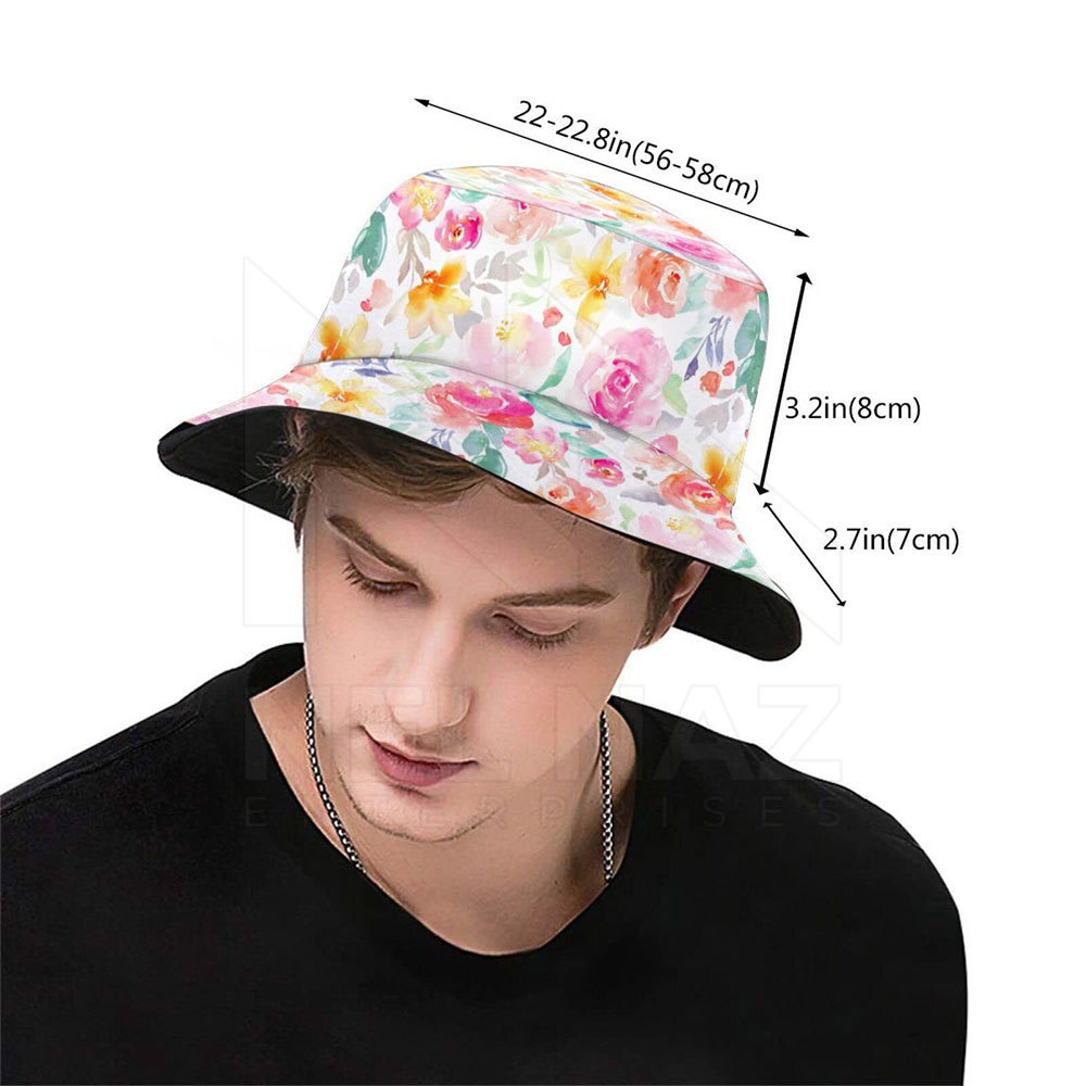 Private Label Designer Reversible Bucket Caps Fish Hats Quick Drying Unisex Bucket Beach Hat Bucket Hat Caps for Women Men