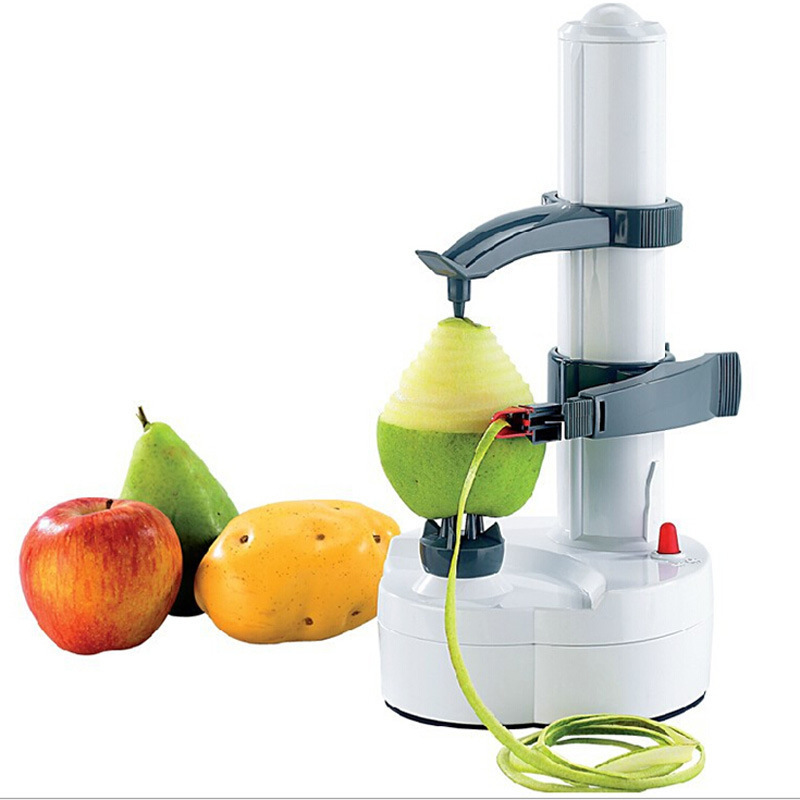 New Kitchen Hand Tool Crossword Electric Stainless Steel Melon Potato Apple Peeler Electric Fruit Grater Fruit Peeler Machine