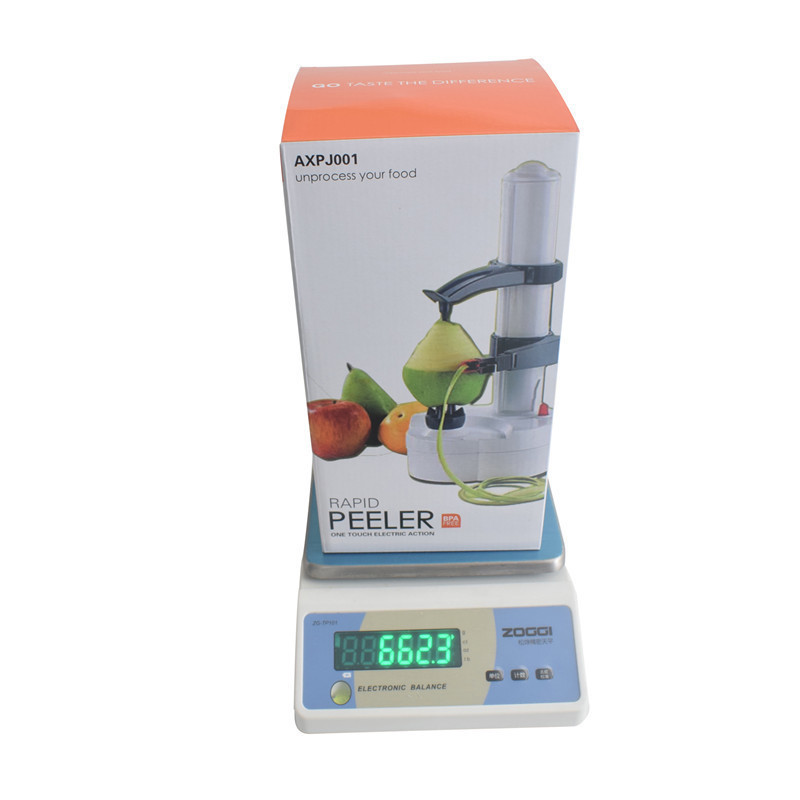 Top Sell Automatic Electric Cutter Slicer Machine, Fruit Potato Peeler Slicer For Apple Pear Orange Lemon Peach Mango Cucumber