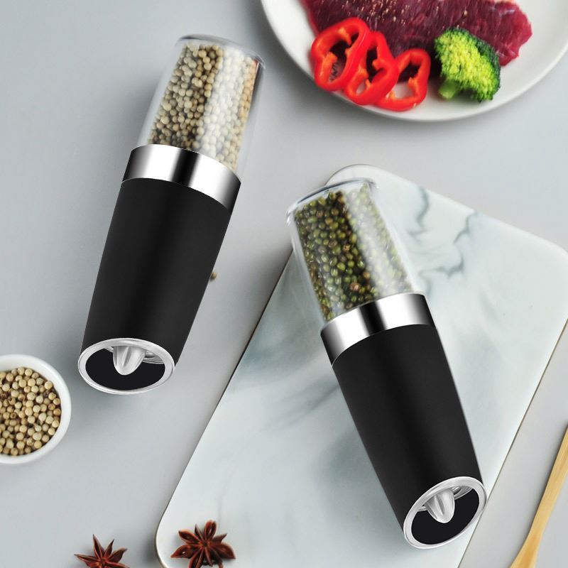 New Design Gravity Electric Pepper Grinder Or Salt Grinder Mill Battery Operated Automatic Dry Spice Grinder