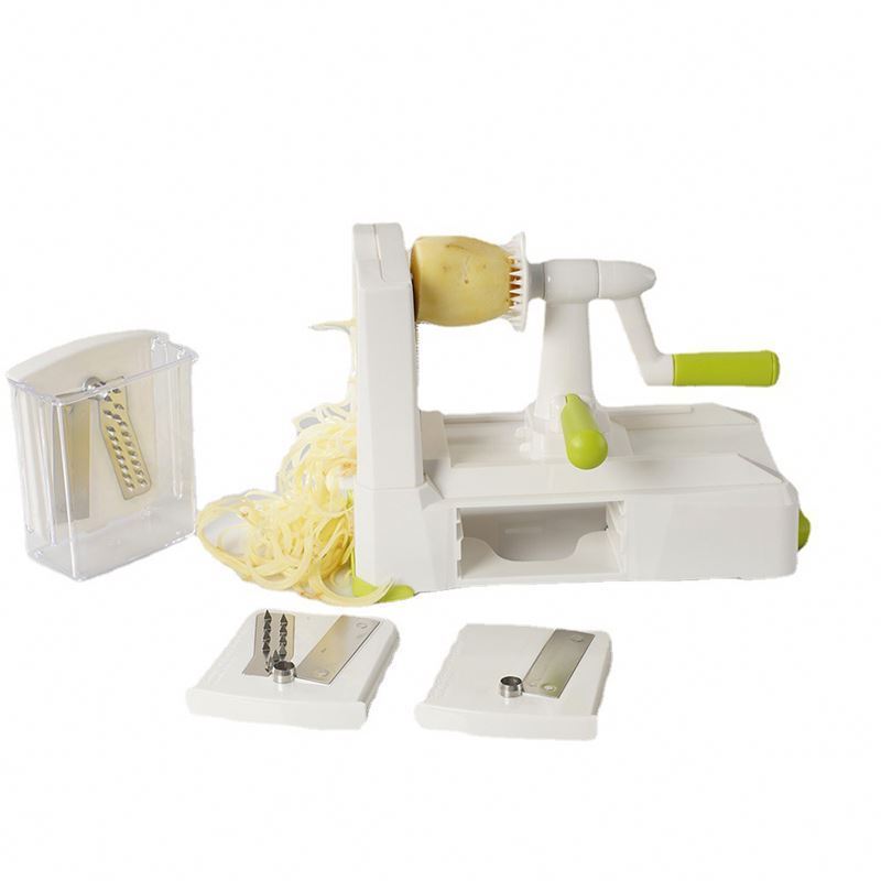 Smart 4 In 1 Kitchen Tools, 5 Blades Vegetable Cutter Slicer Fruit Manual Hand Vegetable Chopper