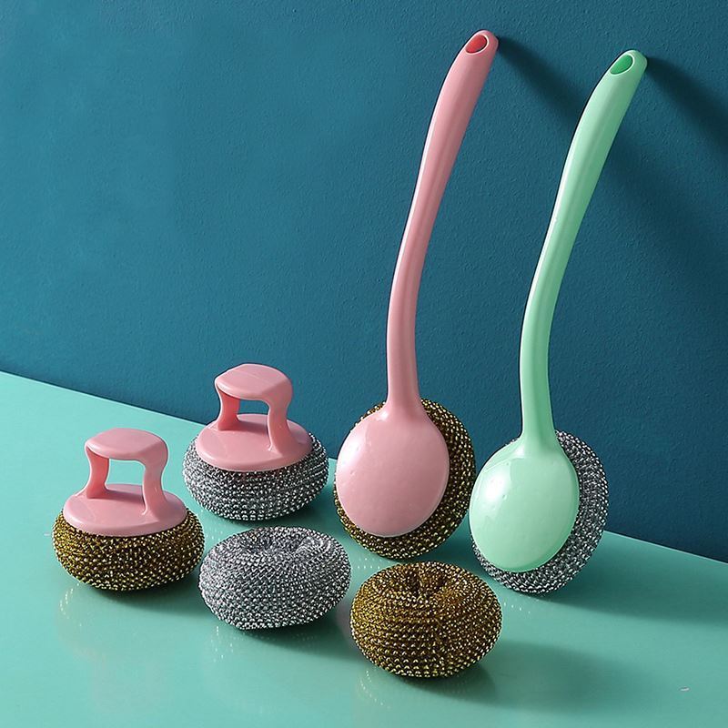 Kitchen Detachable Wire Ball Brush, Pots And Pans Dishwasher  Does Not Hurt Pots And Pans Injury Hands Cleaning Ball