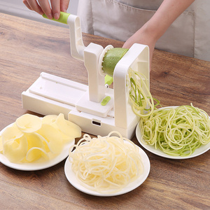 Best Kitchen Helper Folding Stainless, Steel 5-Blade Spiralizer Vegetable Potato Choppers Slicer