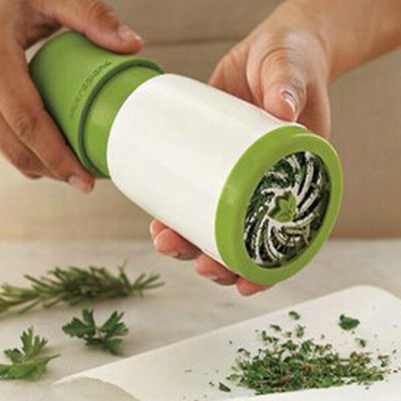 Kitchen Gadgets Accessories Portable Herb, Spice Grinder Fruit Vegetable Cutter Vegetable Parsley Shredders Choppers