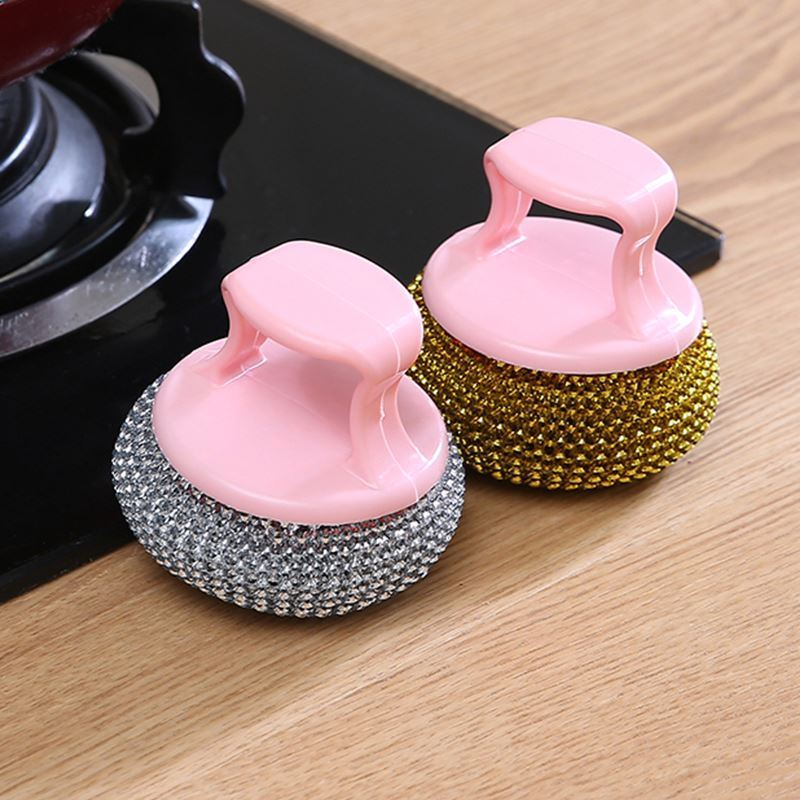 Kitchen Detachable Wire Ball Brush, Pots And Pans Dishwasher  Does Not Hurt Pots And Pans Injury Hands Cleaning Ball