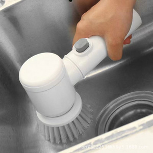 Creative Arrangement Dish Washing Gun, Electric Spin Scrubber Sink Cleaner Bathroom Bathtub Kitchen Cleaning Brush