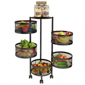 Creative Arrangement Multipurpose 4-Tier Metal Steel Wire Standing Shelving, Kitchen Organizer Storage Holders Racks