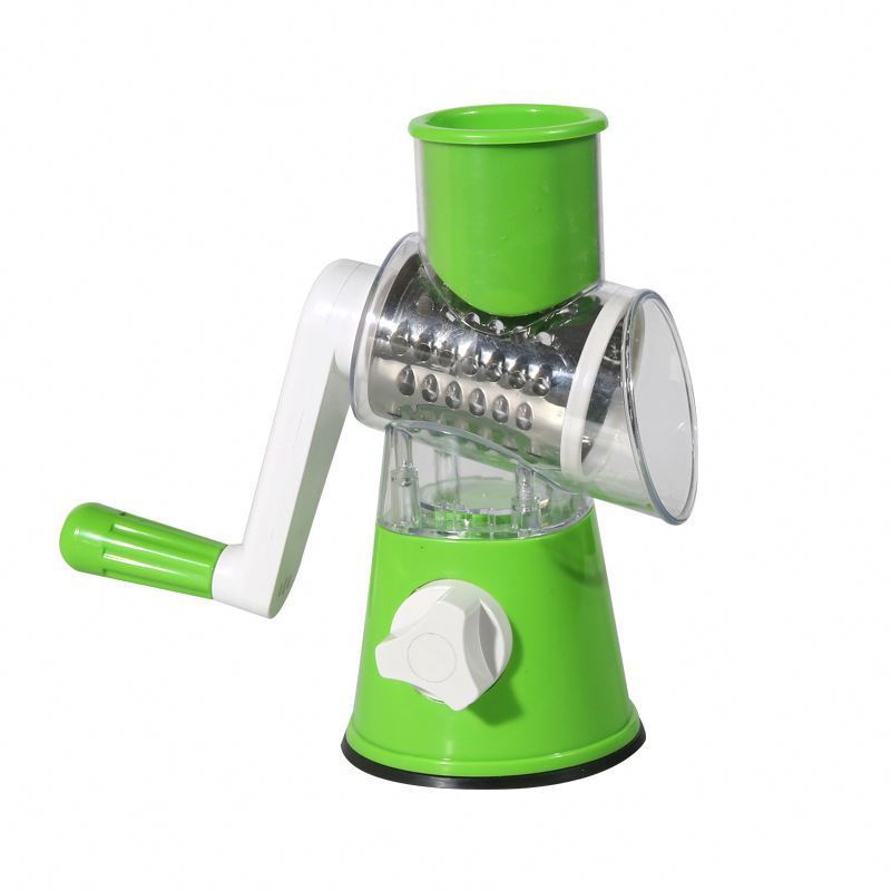 Multifunctional Kitchen Table Top Grater, Accessories Spiral Slicer Rotary Cheese Graters Fast Fruit Vegetable Chopping Slicer