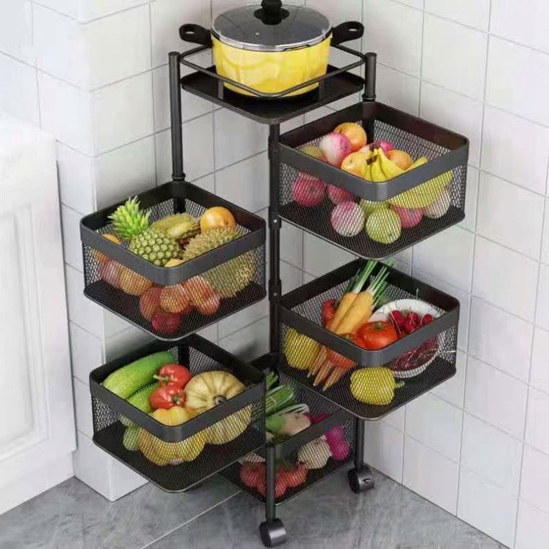 Multilayer Stainless Steel Kitchen Display Shelf, Adjustable Organizer Stand Racks