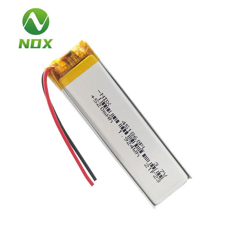 hot selling 451860 3.7V 520mAh Rechargeable microscope real capacity Small Lithium Polymer Battery BMS Lipo Battery