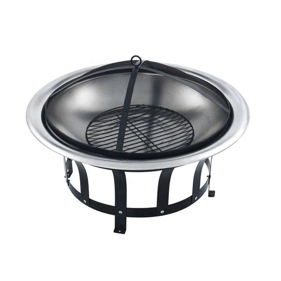 30inch traditional fire bowl garden stainless steel fire pit outdoor