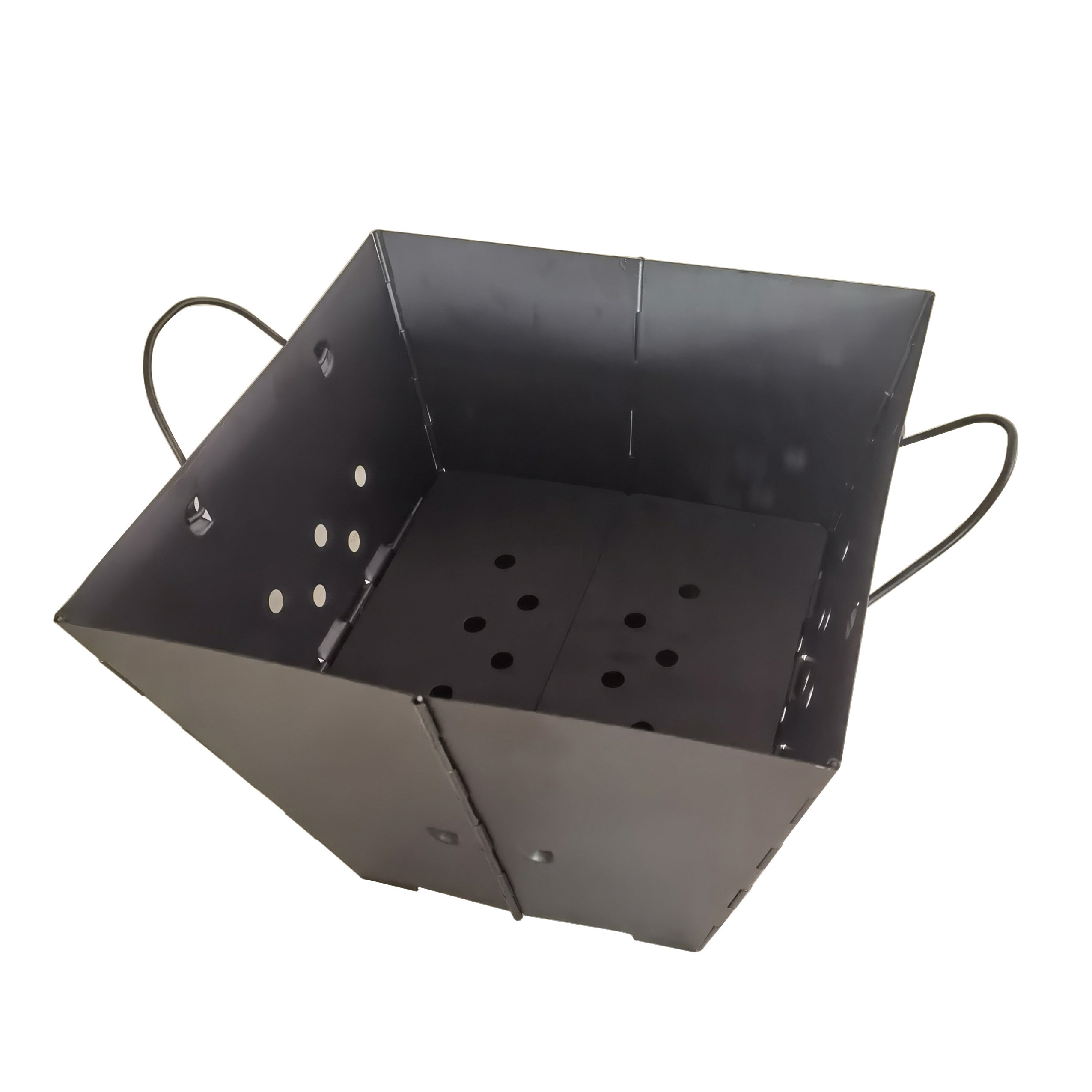 Square Wood Burning Metal Portable Folding Fire Pit