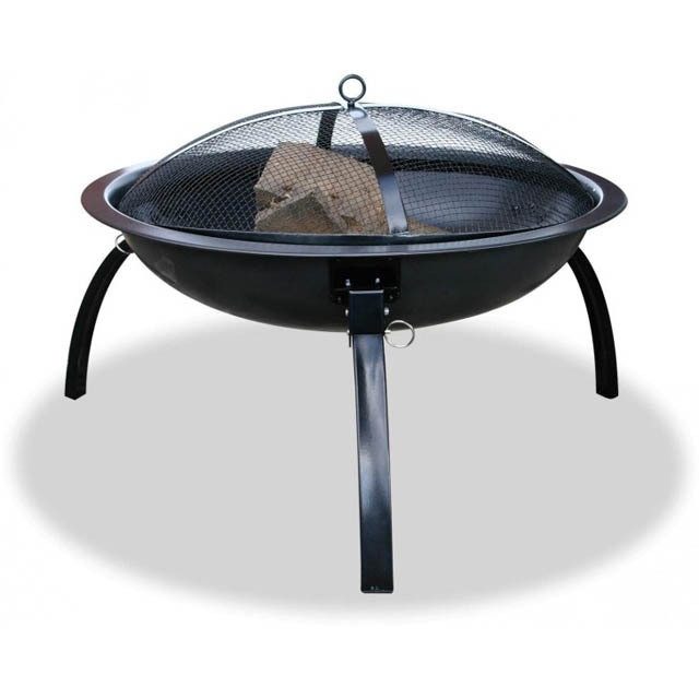 21Inch Round Outdoor Brazier Garden Supplier Fire pit  Bowl Folding Leg Fire Pit