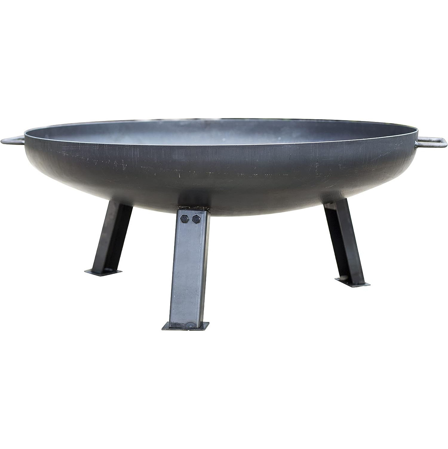 Fire Pit Outdoor Wood Garden Metal 80cm Fire Bowl