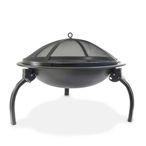 21Inch Round Outdoor Brazier Garden Supplier Fire pit  Bowl Folding Leg Fire Pit