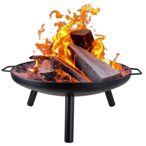 Easy to Assemble Square Fire Pit With Three Legs