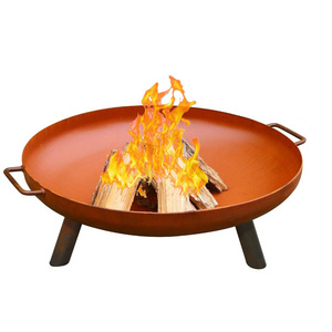 Outdoor Brazier Firewood Camping Rack Wood Stove Courtyard Party Charcoal Heating Fire Pit