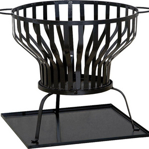 Heavy Brazier Large Forged Fire Bowl Basket Charcoal Outdoor Fire Pit