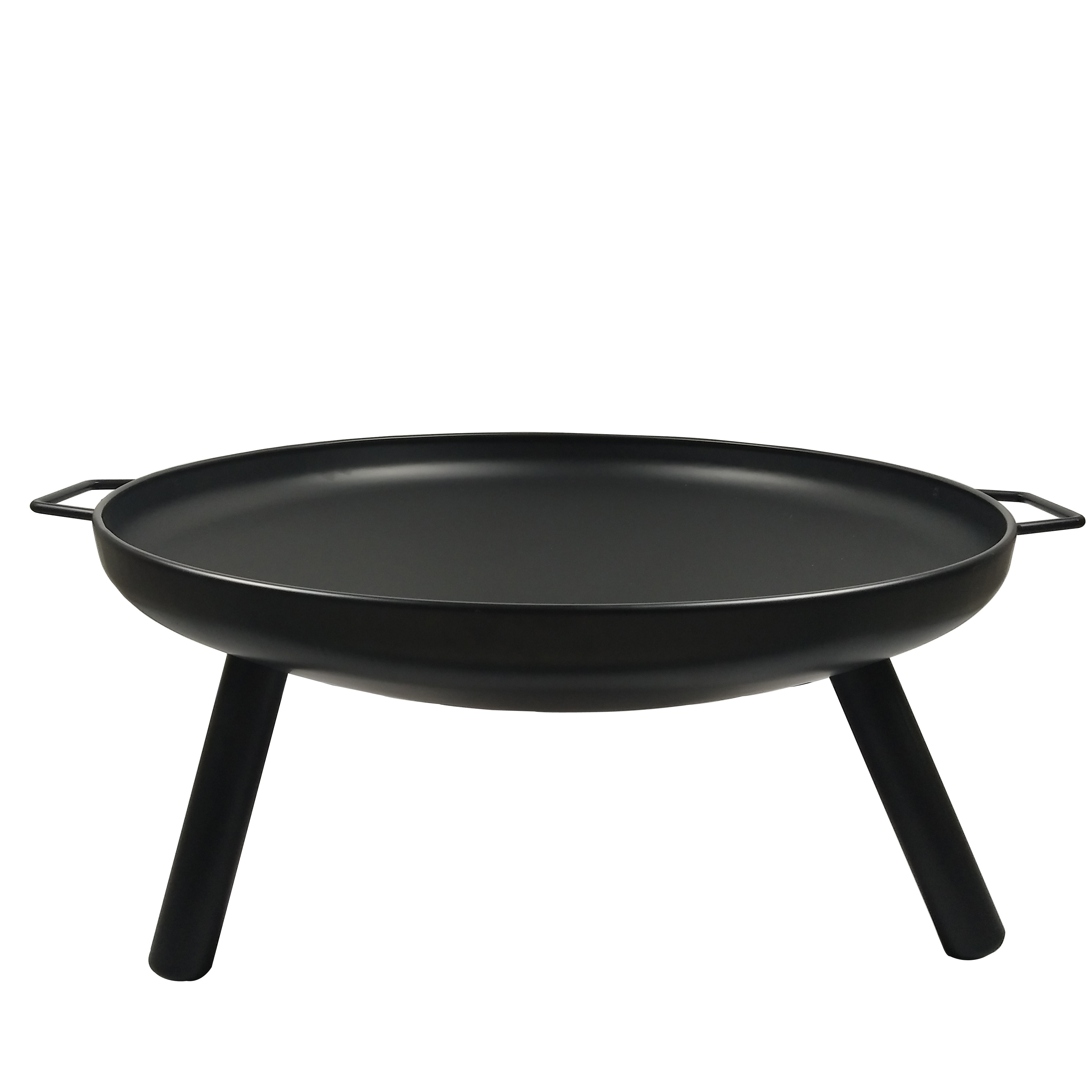 24inch Steel Fire Pit Outdoor Fire Bowl With Three Legs