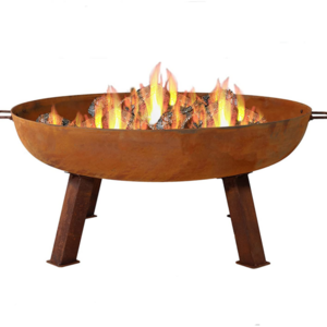 34-Inch Outdoor Wood Burning Fire Bowl  Backyard Patio Outdoor Fire Pit