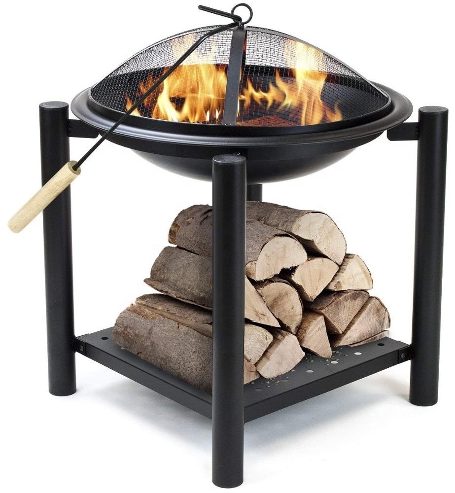 Wooden Burner Outdoor Charcoal Garden Patio Fire Pit