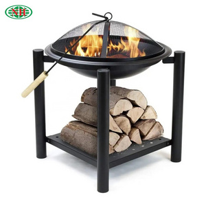 22 inch BBQ Cooking Garden Fire Pits with Storage