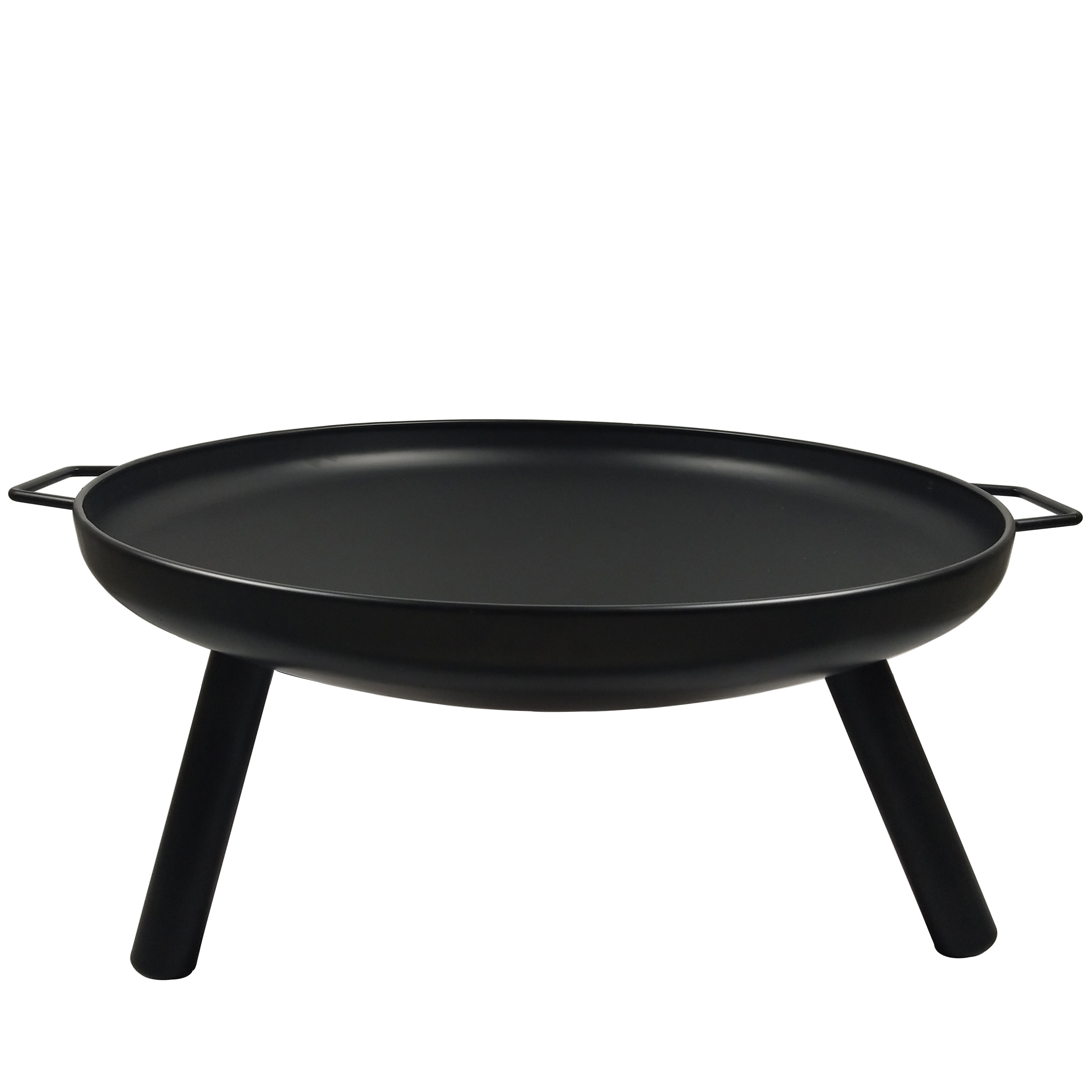 24inch Steel Fire Pit Outdoor Fire Bowl With Three Legs