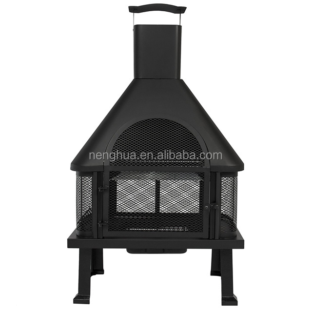 Firehouse With Chimney Outdoor Backyard Fire Pit