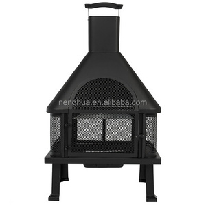 Firehouse With Chimney Outdoor Backyard Fire Pit