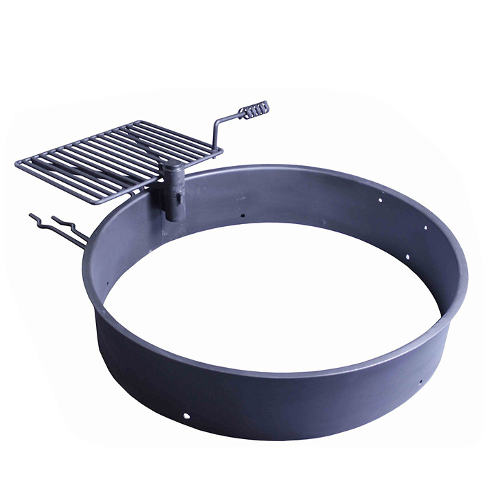 Outdoor Steel Cooking Grate Campfire Pit Fire Ring