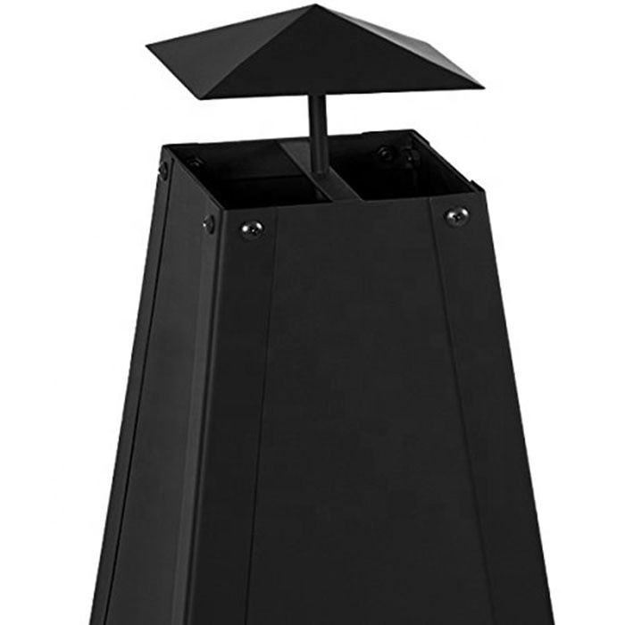 Chiminea Tower Shape Fireplace Garden Fire Stove