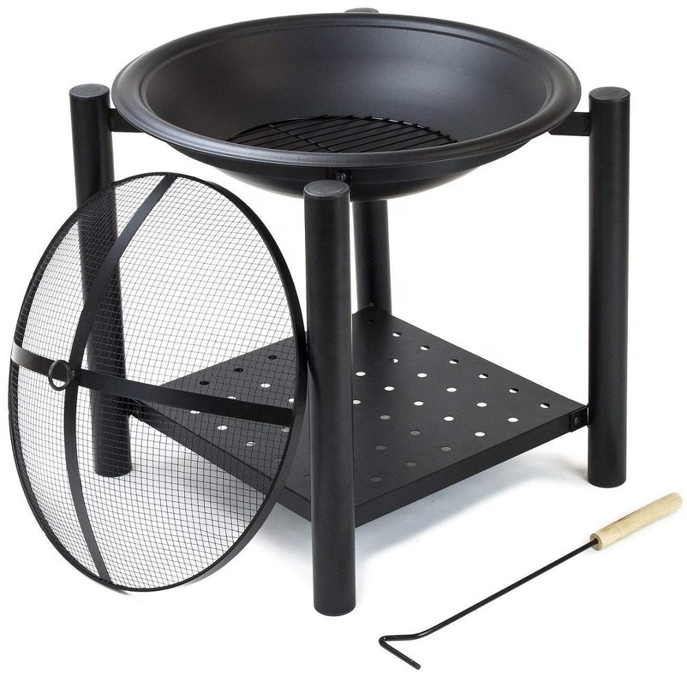 Wooden Burner Outdoor Charcoal Garden Patio Fire Pit