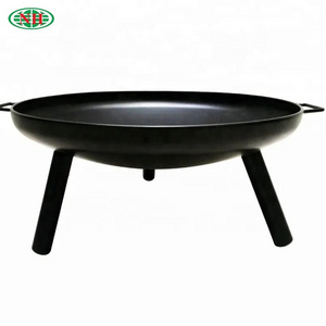 24inch iron wood burning outdoor fire pit bowl