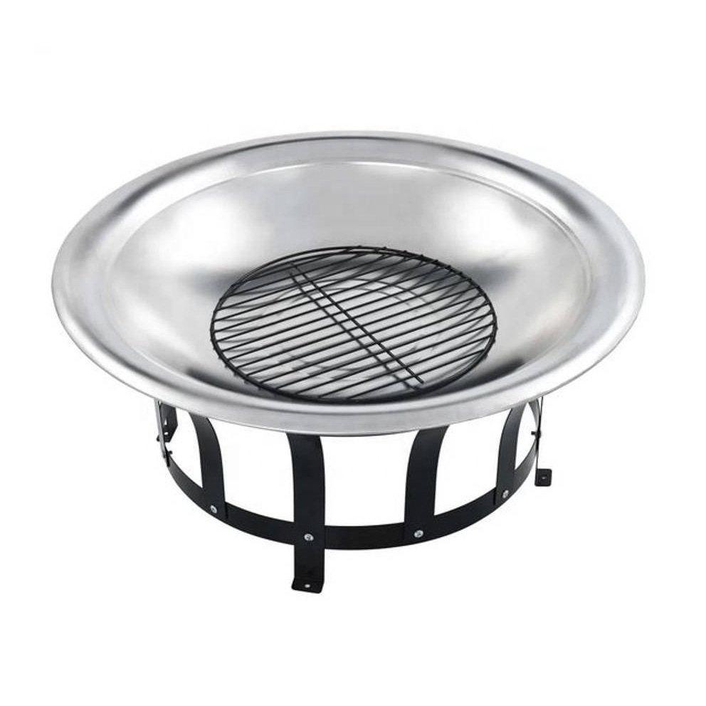 30inch traditional fire bowl garden stainless steel fire pit outdoor