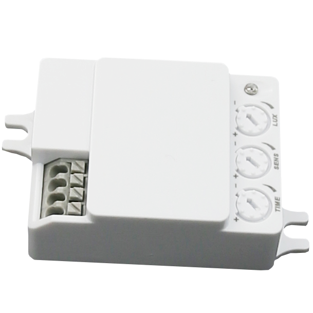 ES-M09C  Mini Ultra Slim 22mm Height 360 degree 5.8G HZ Ceiling Mounted Microwave Sensor Switch