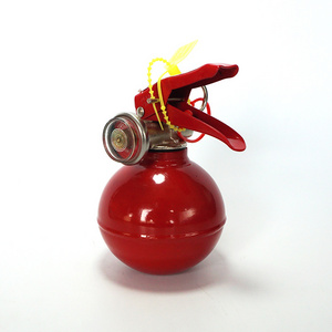 New design grenade shape carbon steel mini home fire extinguisher, 0.3kg abc dry powder car fire extinguisher