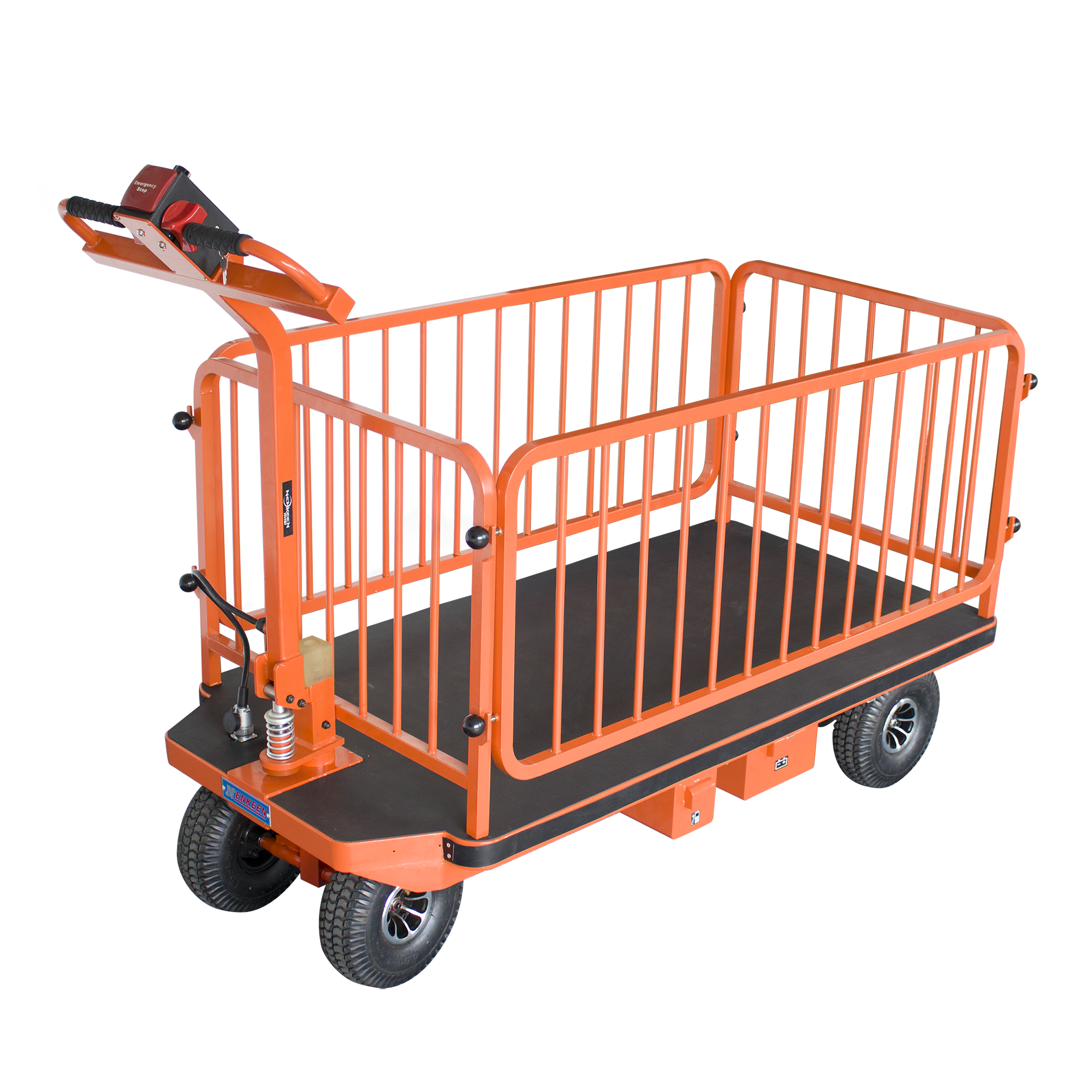 ELECTRIC HAND TRUCKS 500KG Nenkeen (NK-119) Heavy Duty Platform Carts Motorized Carts with guard rail