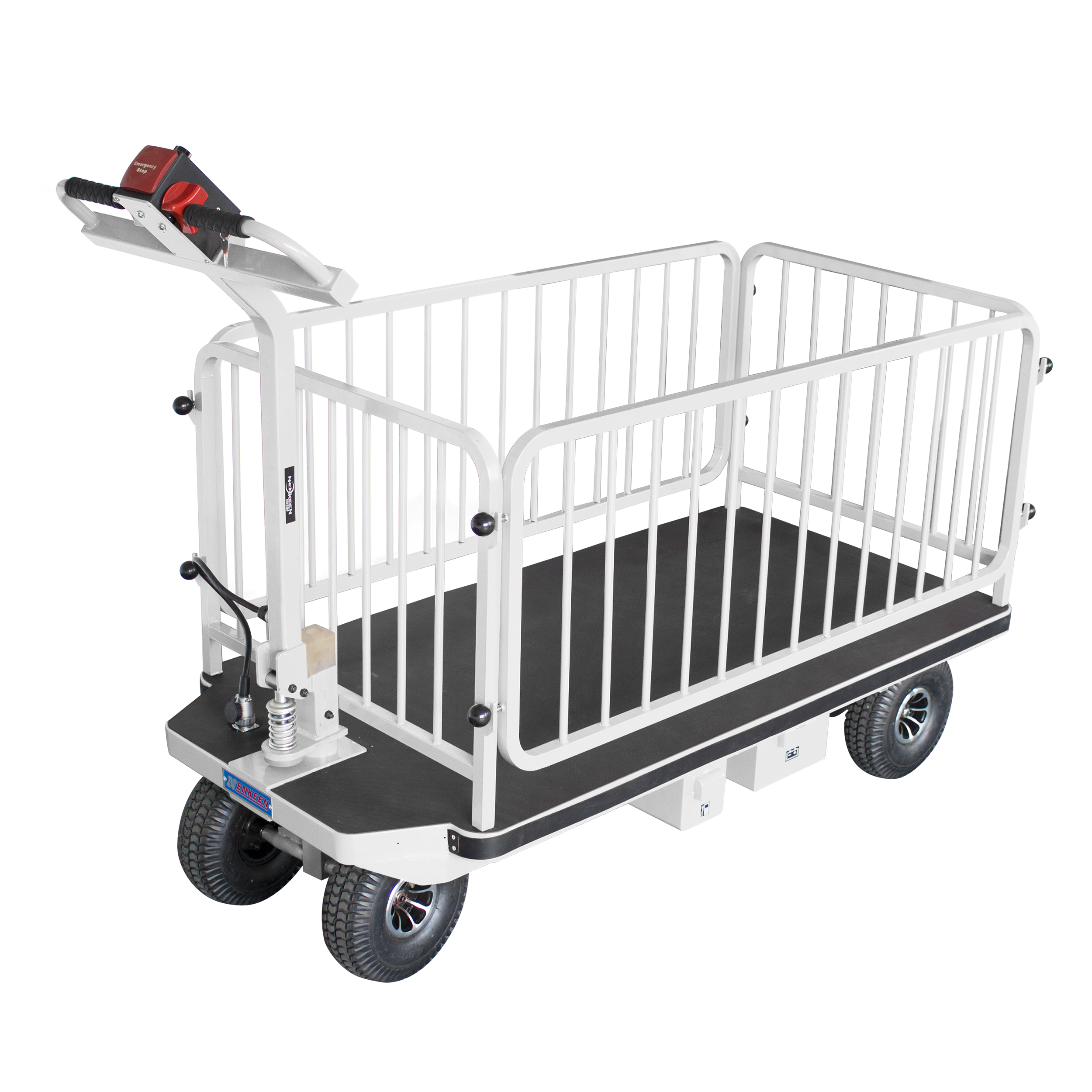 ELECTRIC HAND TRUCKS 500KG Nenkeen (NK-119) Heavy Duty Platform Carts Motorized Carts with guard rail