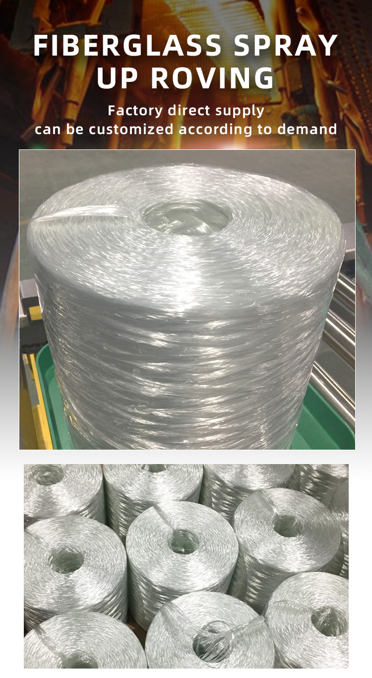 fiberglass assembled roving spray up roving fiberglass for gun spray-up ...