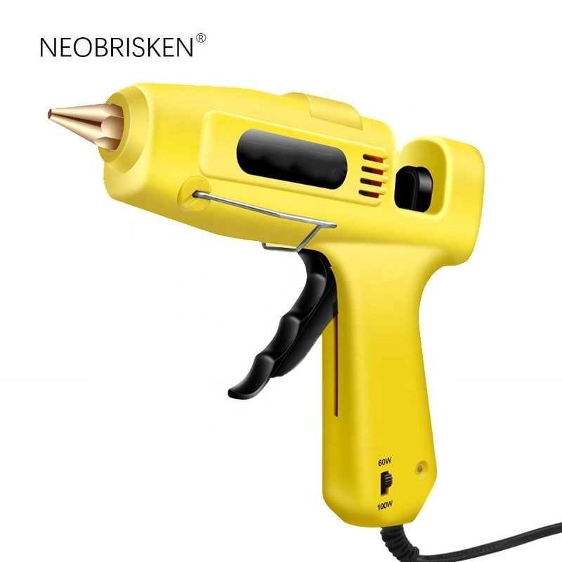 NEOBRISKEN 60W-100W dual power hot melt glue gun adjustable hot melt glue gun professional grade plug-in hot melt glue gun