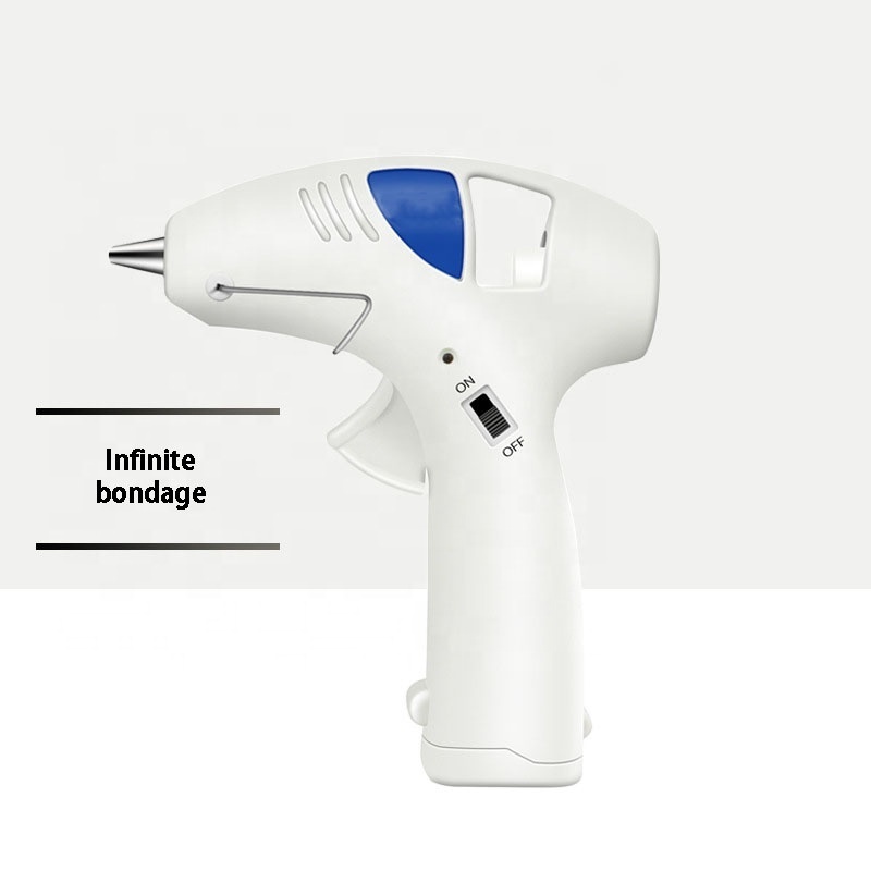 NEOBRISKEN DIY Handmade Cordless Glue Gun 6V Wireless Hot Melt Glue Gun 10W Rechargeable Battery Hot Melt Glue Gun Electric 7mm