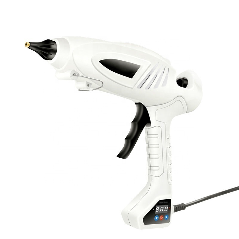 Intelligent digital display glue gun high power temperature control glue gun industrial grade plug-in hot melt glue gun