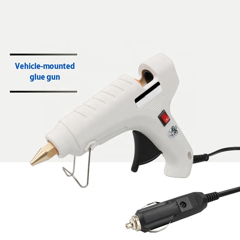 NEOBRISKEN Vehicle-mounted low voltage 40W conventional power hot melt glue gun plug-in DC hot melt gun bump repair 12V glue gun