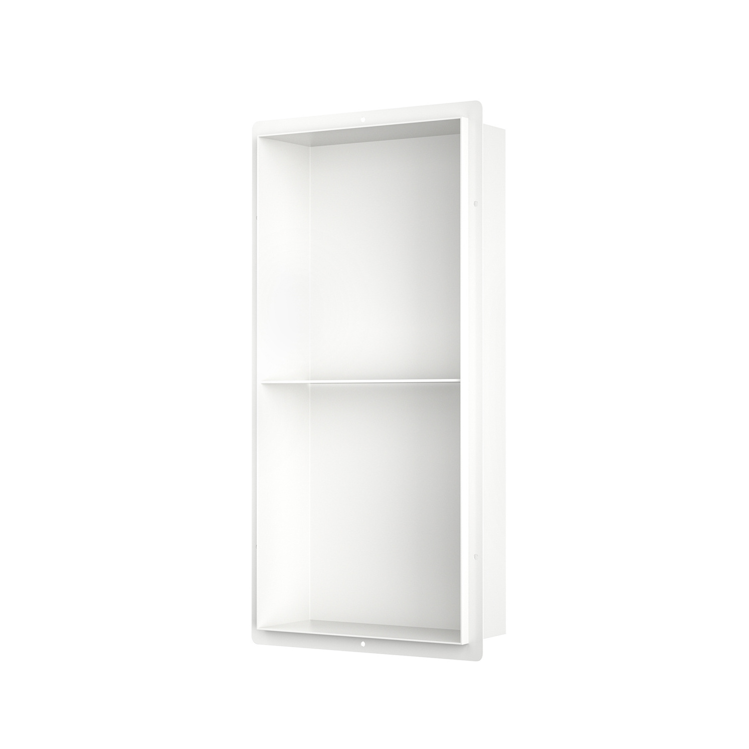 With Custom Logo No Minimum Matte White Double-Deck Recessed Wall Niches for Bathroom on Sale