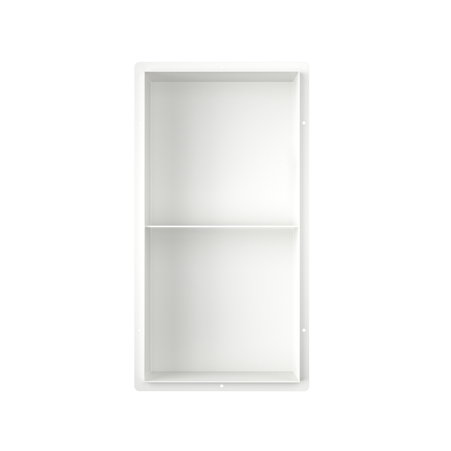 With Custom Logo No Minimum Matte White Double-Deck Recessed Wall Niches for Bathroom on Sale