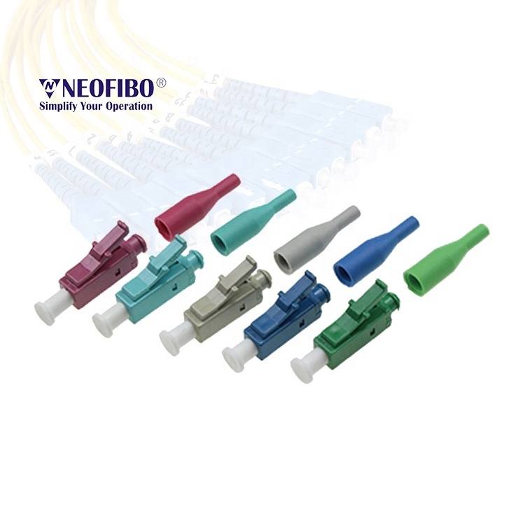 Neofibo LC SX Connector om1 pigtail lc simplex parts telecommunication fiber optic connector