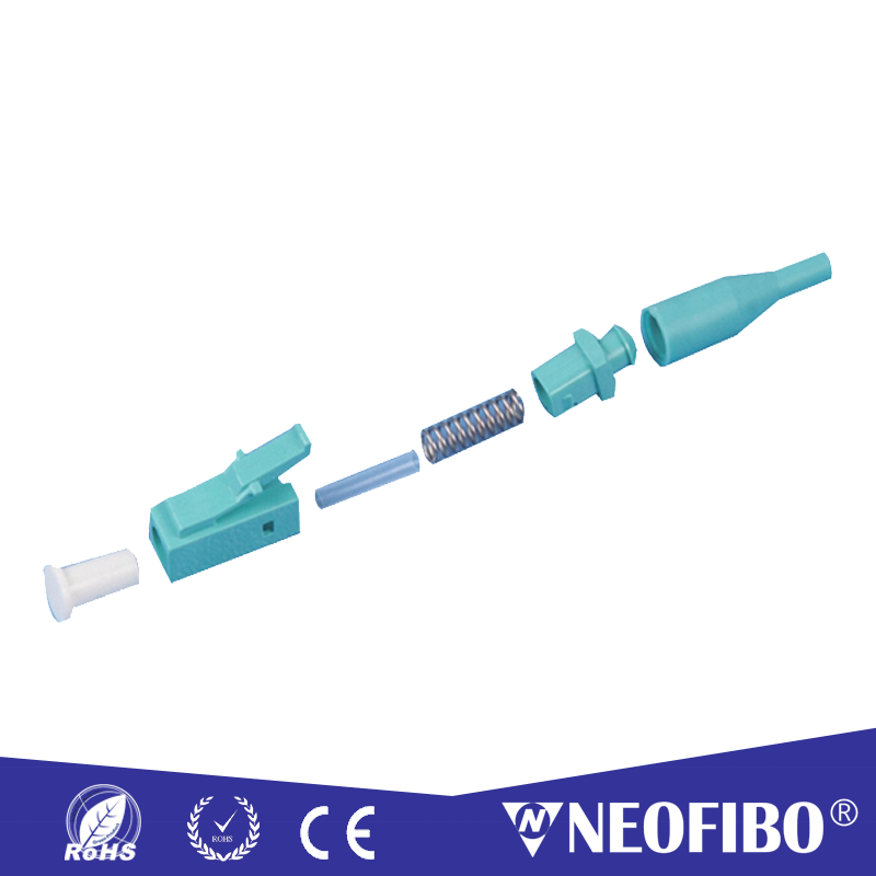 Neofibo LC SX Connector om1 pigtail lc simplex parts telecommunication fiber optic connector