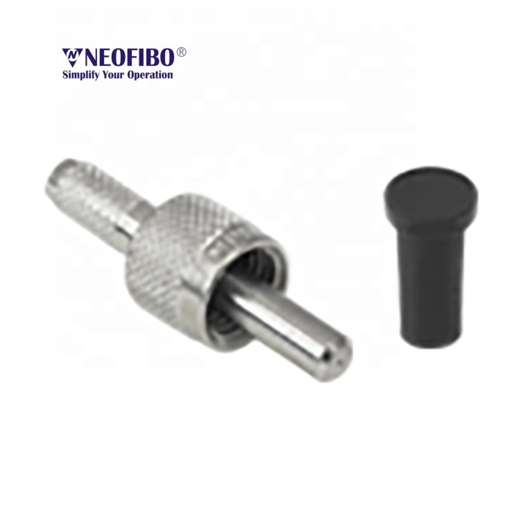 Neofibo SMA905-600(Knurled) sma905 stainless steel flow cell sma905 optical fiber sma 905 fibra connector