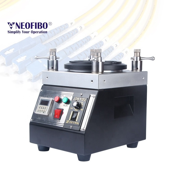 Neofibo NEOPL-2000A automatic bare fiber patch cord connector fiber jumper foursquare fiber optic polishing machine