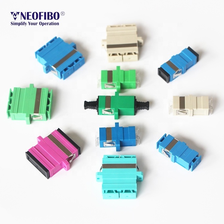 Neofibo SC DX Adapter fiber optic cable multimode 62.5 sc upc om4 om3 cable sc to lc fiber optic adapter